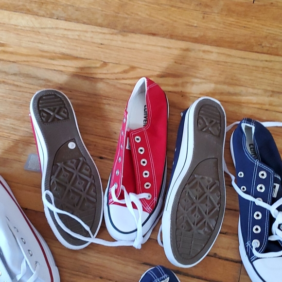 Unisex Chuck Taylor Converse Blue, White & Red - Picture 3 of 3